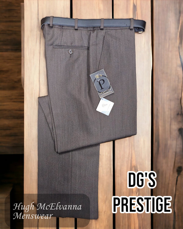 DG's Prestige Brown Wool Rich Trouser 71301/37