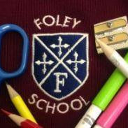 Foley Primary School official school uniform crested jumper and polo shirt from Hugh McElvanna Menswear.