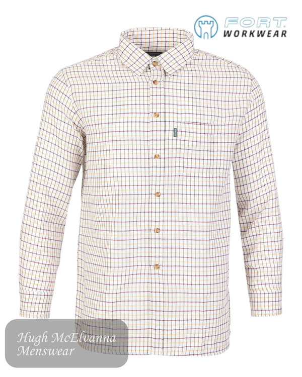 100 Fort Tattersall Shirt - Hugh McElvanna Menswear