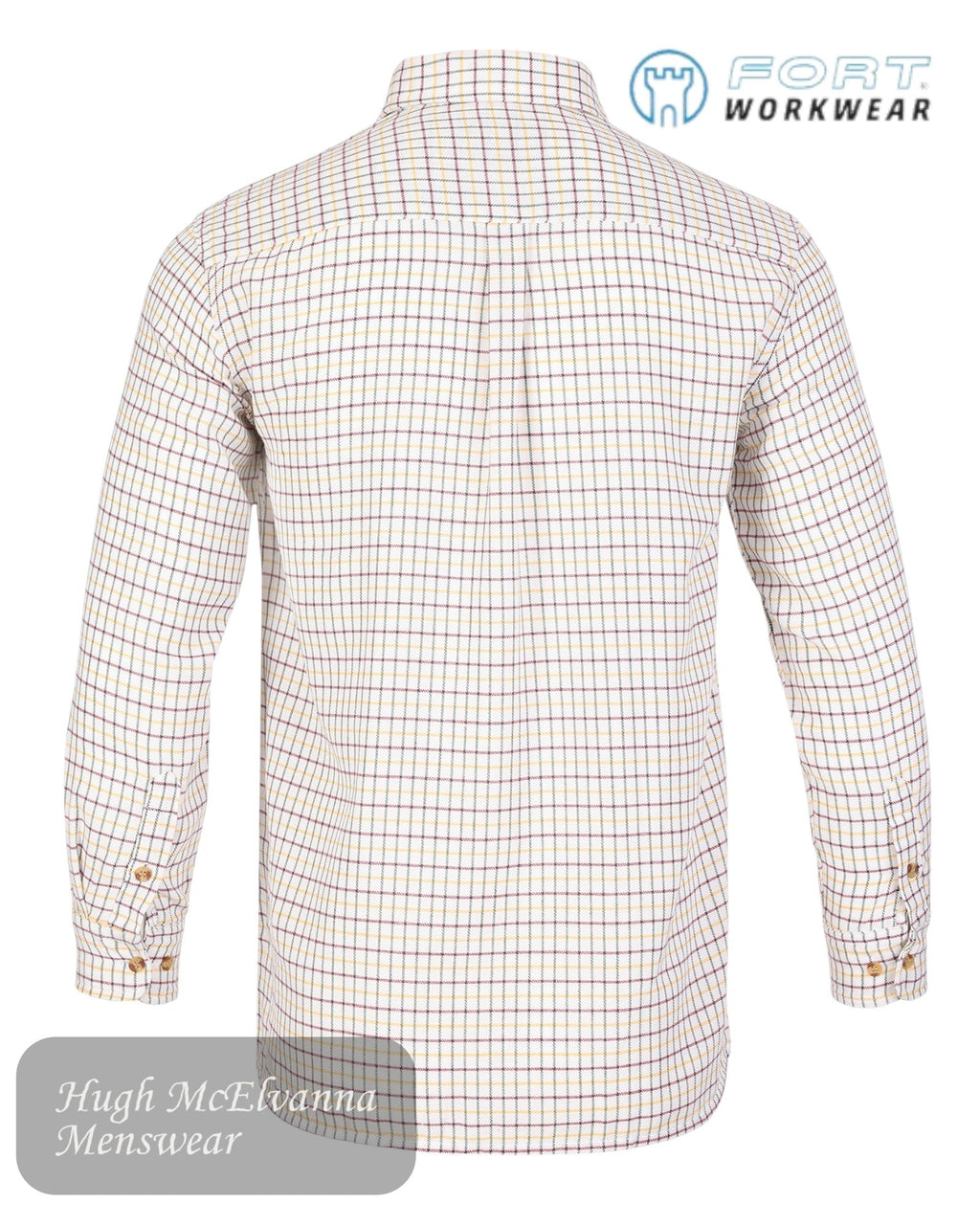 100 Fort Tattersall Shirt - Hugh McElvanna Menswear