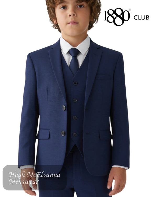1880 Club Boys Navy Three - Piece Suit | 44720/79 - Hugh McElvanna Menswear