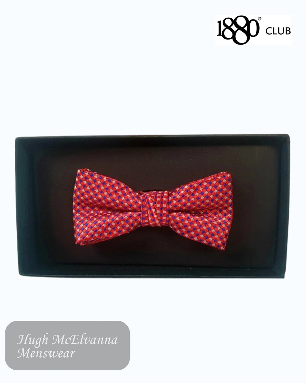 1880 Club Boys Red Bow Tie - WB4686 - 65 - Hugh McElvanna Menswear