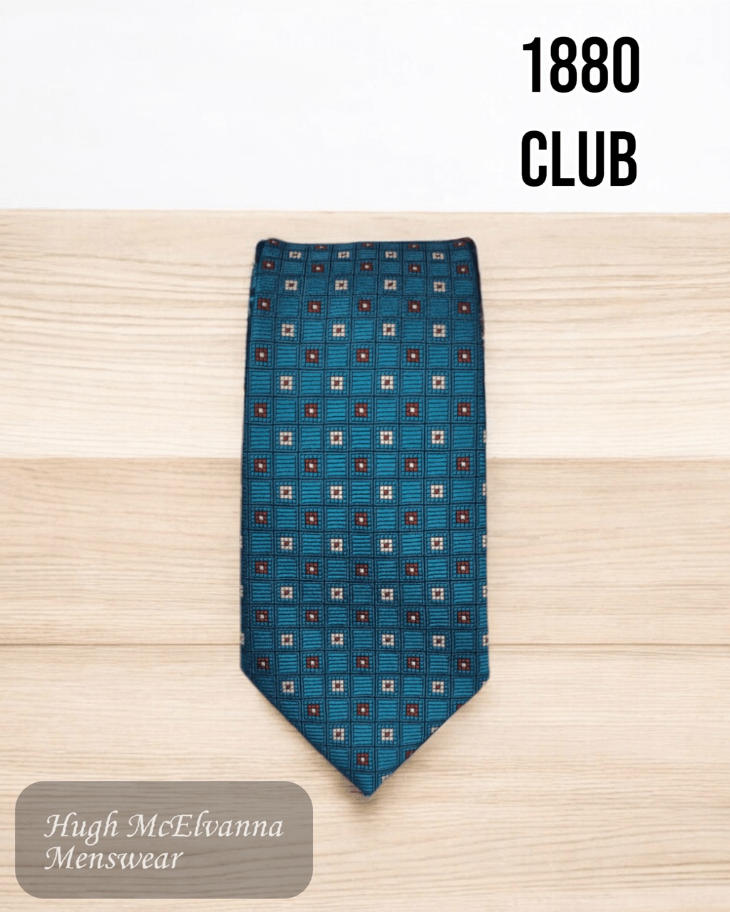 B4069 Pattern 1880 Club Boys Teal Tie– Hugh McElvanna Menswear