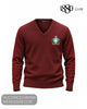 1880 Club St. Patrick's Keady Maroon V-Neck School Sweater - 51780/66 - Hugh McElvanna Menswear