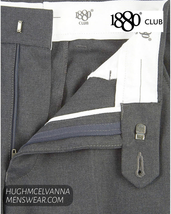 1880 Club Youth Grey Skinny School Trousers (72400/05) - Hugh McElvanna Menswear