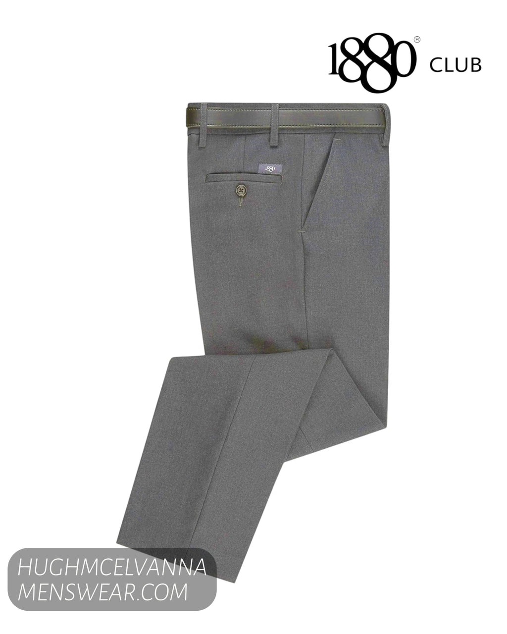 1880 Club Youth Grey Skinny School Trousers (72400/05) - Hugh McElvanna Menswear