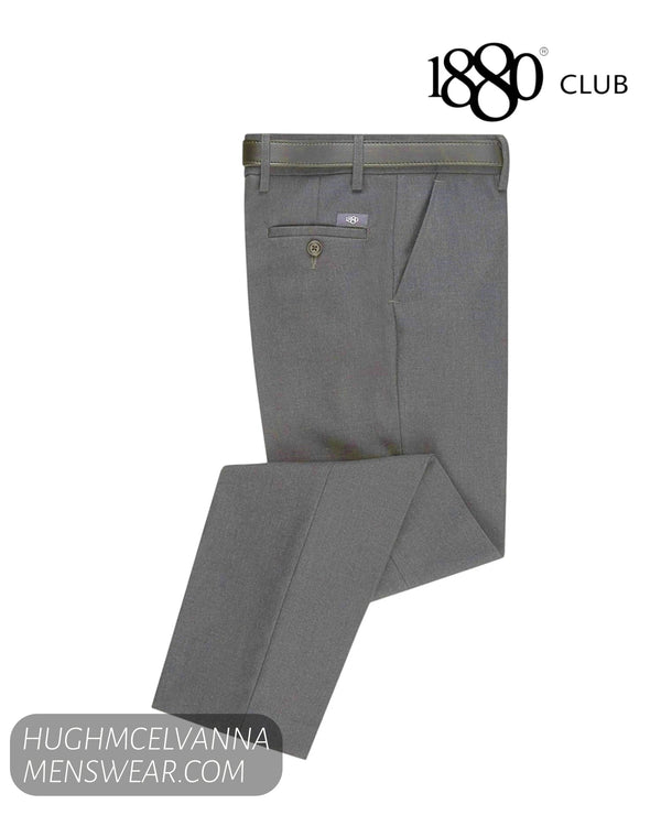 1880 Club Youth Grey Skinny School Trousers (72400/05) - Hugh McElvanna Menswear