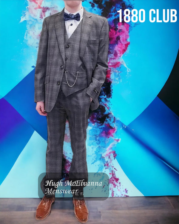 3Pc. Boys Suit by 1880 Club® Style: 44699 - 06 - Hugh McElvanna Menswear