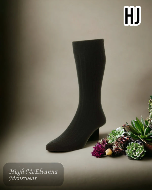 HJ Black Short Sock - HJ111