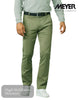 Person wearing olive green pants with a white background, featuring the brand 'Meyer' in style 3001/26