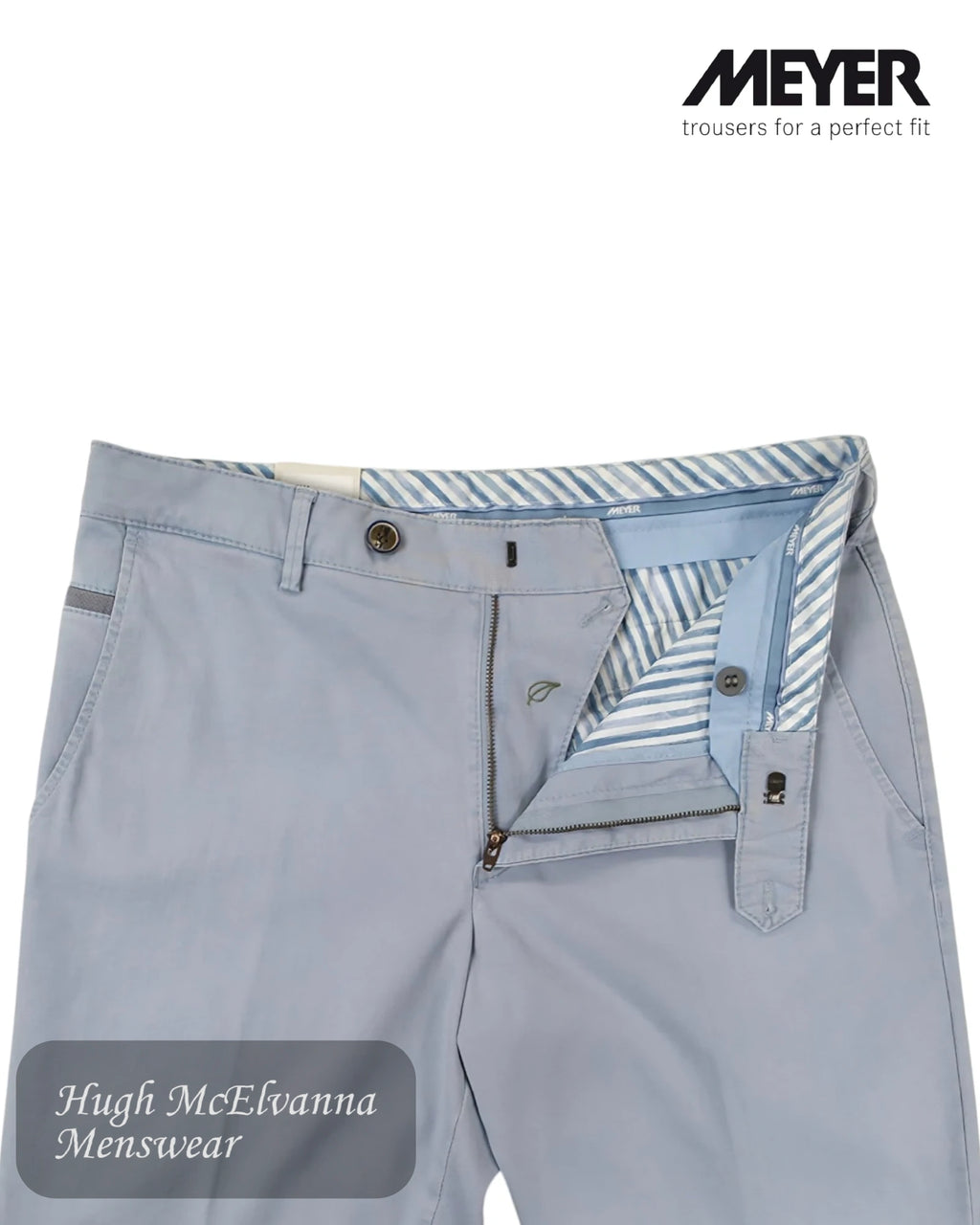 Lining detail of the Meyer Roma chino 5080/12 