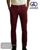 Andre TRENT Burgundy Chino - Hugh McElvanna Menswear