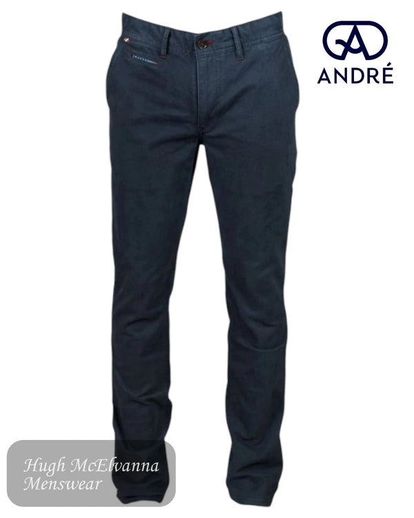 Andre TRENT Charcoal Chino - Hugh McElvanna Menswear