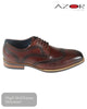 Azor Venezia Classic Brogues – Brown Leather - Hugh McElvanna Menswear