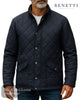 Benetti BRUTUS Navy Quilted Coat - Hugh McElvanna Menswear