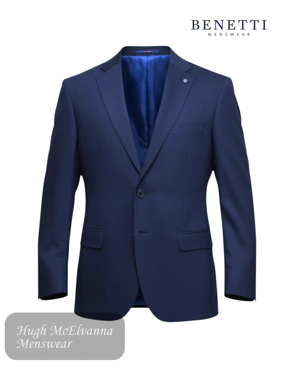 Benetti Carnaby Navy Suit Jacket - Hugh McElvanna Menswear