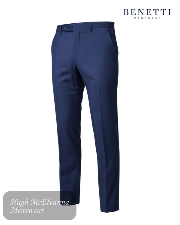 Benetti Carnaby Navy Suit Trousers - Hugh McElvanna Menswear