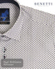 Benetti CODY Grape Short Sleeve Tab Collar Shirt - Hugh McElvanna Menswear