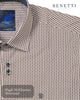 Benetti CODY Red Short Sleeve Tab Collar Shirt - Hugh McElvanna Menswear