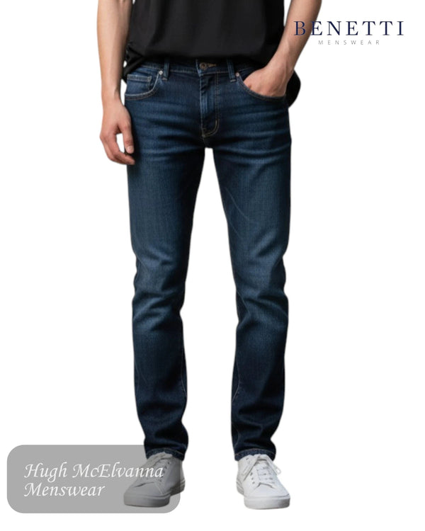 Benetti DAKOTA Dark Wash Jeans - Hugh McElvanna Menswear
