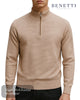 Benetti ERROL Quarter Zip Sweater - Hugh McElvanna Menswear