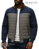 Benetti FLOYD Grey Casual Bomber Jacket - Hugh McElvanna Menswear