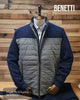 Benetti FLOYD Grey Casual Bomber Jacket - Hugh McElvanna Menswear