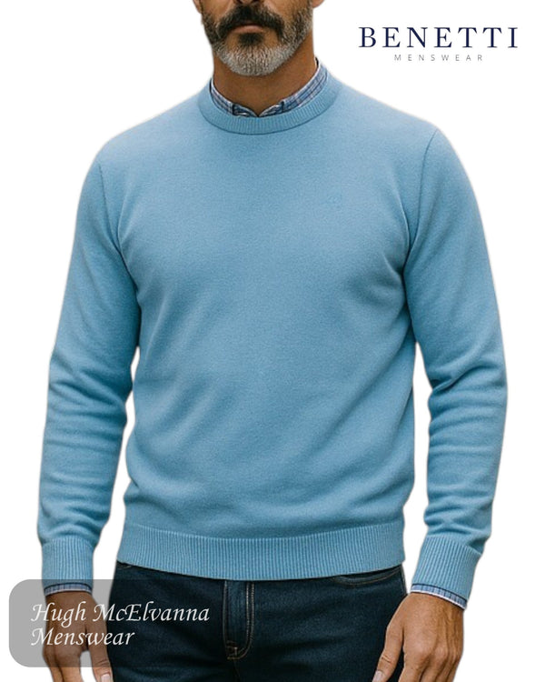 Benetti GALE Crew Neck Sweater - Hugh McElvanna Menswear