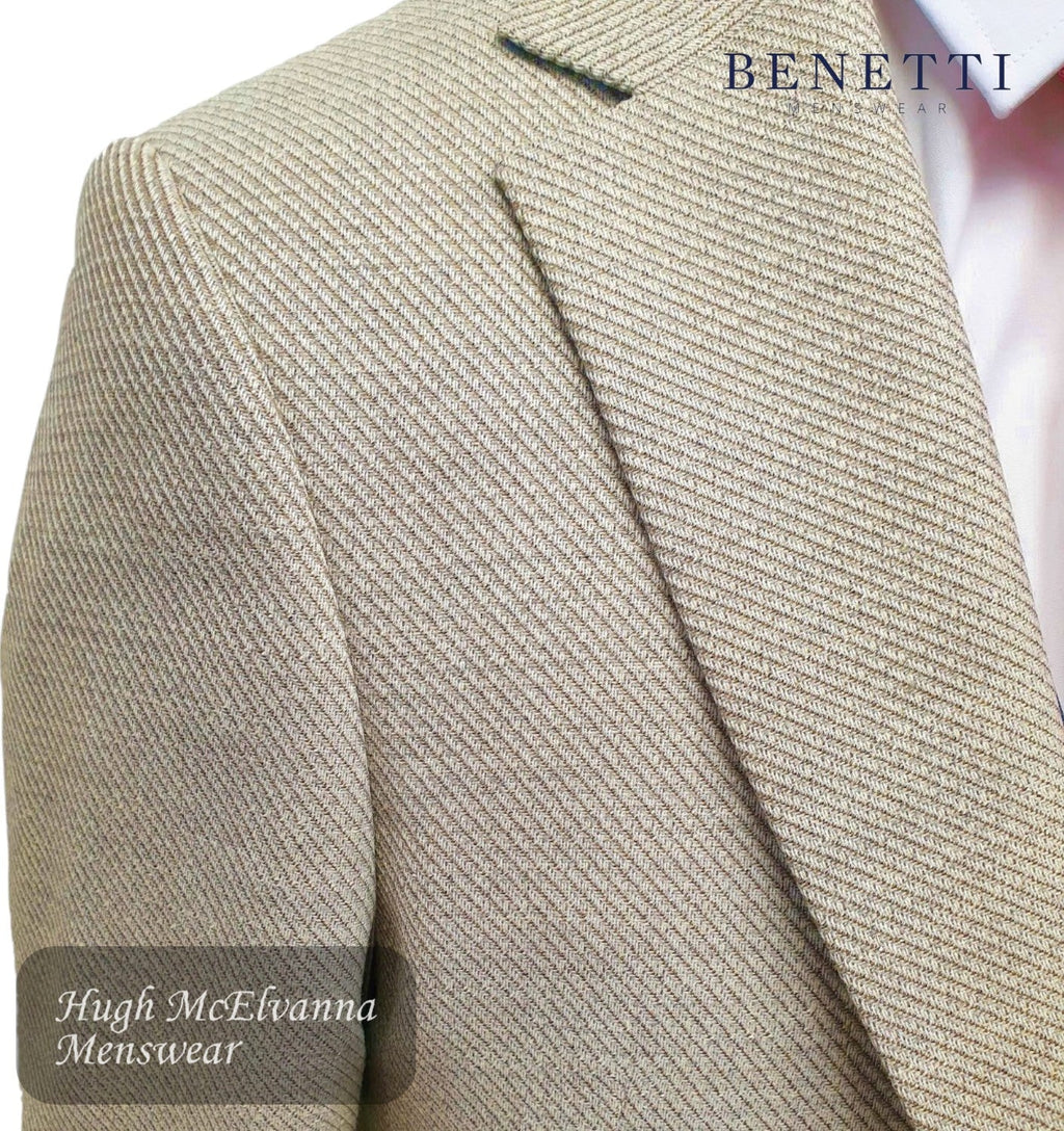 Benetti Harold Beige Blazer – Comfort Fit - Hugh McElvanna Menswear