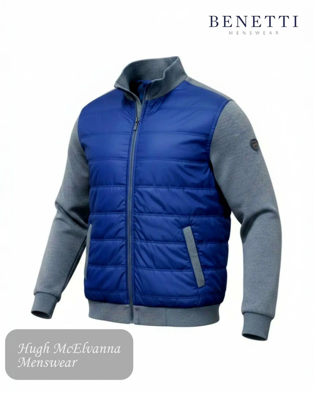 Benetti 'Harvey' Royal Blue Hybrid Jacket - Hugh McElvanna Menswear