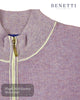 Benetti Julius 1/4 Zip Pullover - Lilac - Hugh McElvanna Menswear