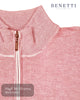 Benetti Julius 1/4 Zip Pullover - Rose - Hugh McElvanna Menswear