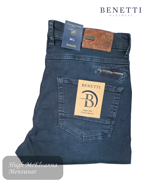Benetti Kansas Dark Wash Slim Fit Jean - Hugh McElvanna Menswear