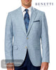 Benetti Lucas Blue Check Jacket - Hugh McElvanna Menswear