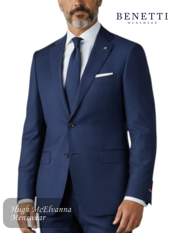 Benetti MARCO Indigo Suit Jacket available from Hugh McElvanna Menswear Keady
