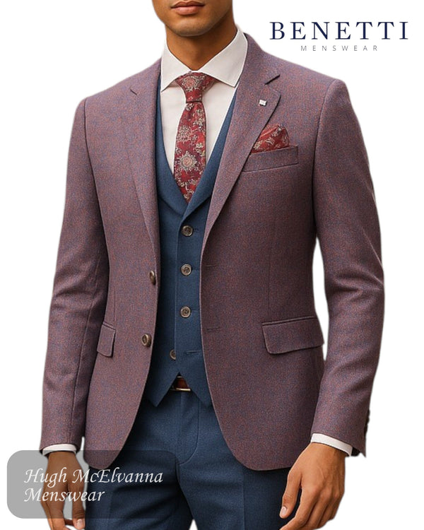 Benetti Men's Fashion Tapered Fit Suit Style: ARCHIE - Hugh McElvanna Menswear