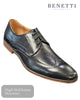 Benetti PAULO Black Leather Lace - Up Dress Shoe - Hugh McElvanna Menswear