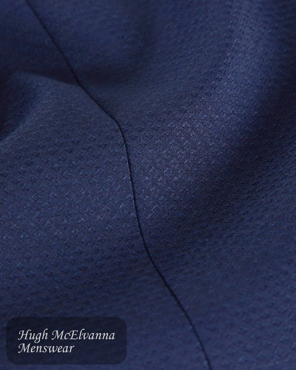 Benetti PETER Ink Comfort Fit Wool Waistcoat – Self - Design Formal Menswear for Weddings & Special Occasions - Hugh McElvanna Menswear