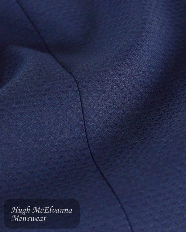 Benetti PETER Ink Comfort Fit Wool Waistcoat – Self - Design Formal Menswear for Weddings & Special Occasions - Hugh McElvanna Menswear