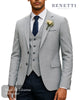 Benetti PHILIP Silver Waistcoat - Hugh McElvanna Menswear
