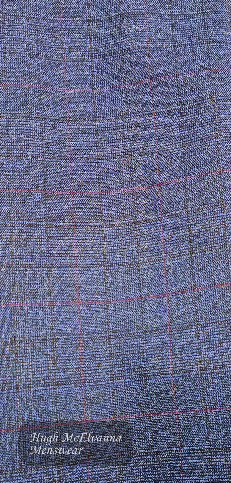 Benetti 'TORINO' Tailored Fit 3Pc. Blue Check Suit - Hugh McElvanna Menswear
