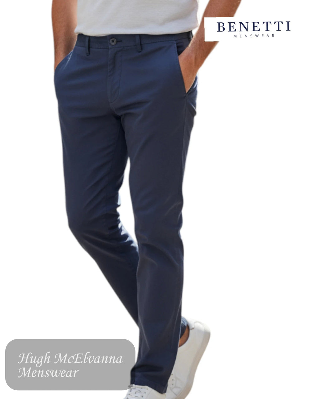 Benetti Trent Men's Fashion Chinos - Hugh McElvanna Menswear