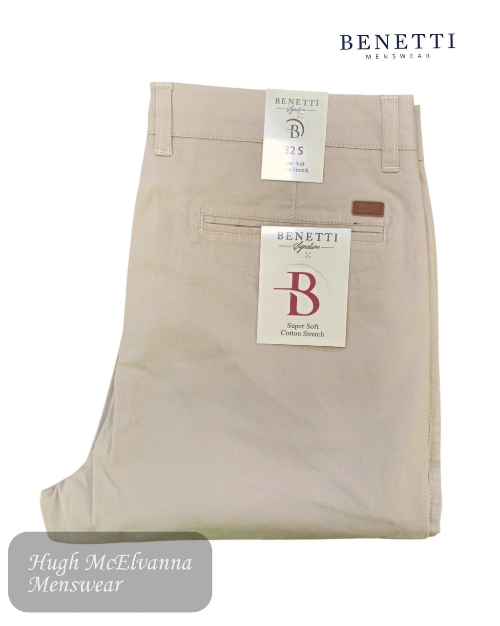 Benetti Trent Chinos - Hugh McElvanna Menswear