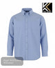 Blue King Size Long Sleeve Oxford Shirt | KBS 664A - Hugh McElvanna Menswear