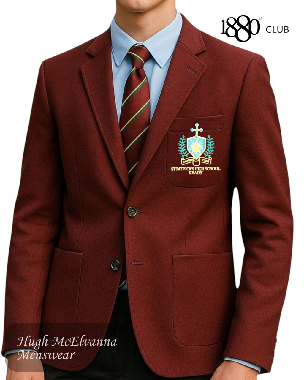 Boys 1880 Club Blazer – St. Patrick’s High School Keady Official School Uniform - Hugh McElvanna Menswear
