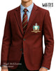 Boys St. Patrick's Keady White Label 2 Button Blazer – School Crest, Tailored Fit & Easy - Care Fabric - Hugh McElvanna Menswear
