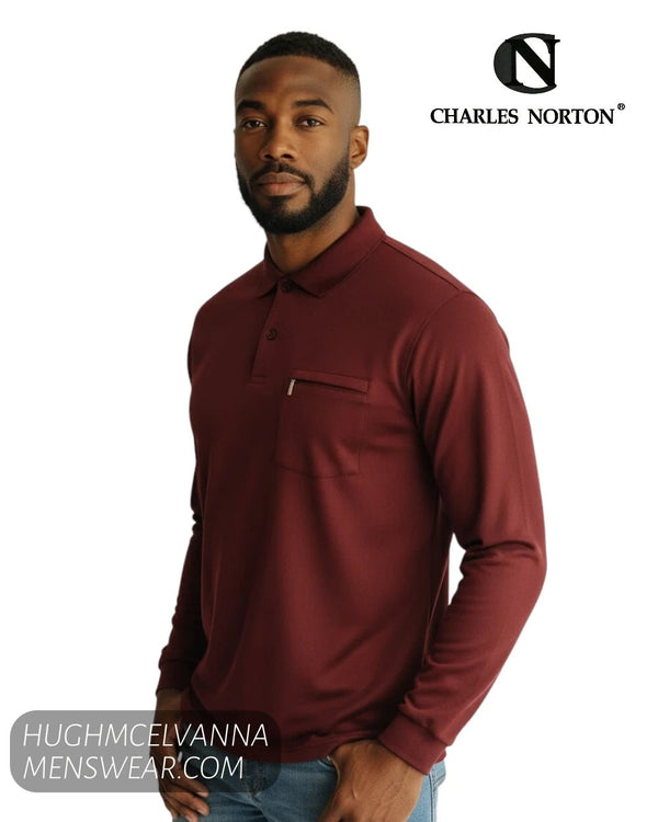 Charles Norton 10106 2-Button Sweatshirt - Hugh McElvanna Menswear