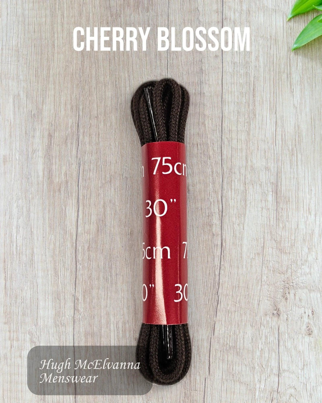 Cherry Blossom Black 75cm Round Lace - Hugh McElvanna Menswear