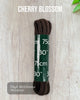 Cherry Blossom Brown 75cm Cord Laces - Hugh McElvanna Menswear