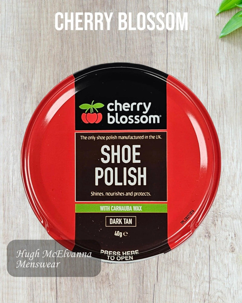Cherry Blossom Dark Tan Polish - Hugh McElvanna Menswear